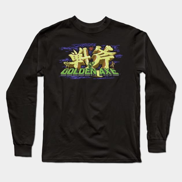 Golden Axe Long Sleeve T-Shirt by ilovethec64